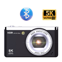 Cámara de Video Digital WiFi 5K Económica de 20MP+ Profesional con Pantalla IPS de 2.83'' y Lente con Zoom de 16X con Sensor CMOS y Tarjeta SD