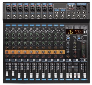 Xtuga ATS-122 Mixeur numérique professionnel 12 canaux de haute qualité alimenté par MP3 220V Métal+Plastique Utilisation sur scène <span class=keywords><strong>DJ</strong></span> - Product Image 3