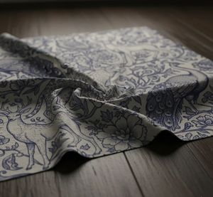 Tela de tapicería de lujo con estampados de varios animales y flores, por yarda, tela decorativa con patrones botánicos y de vida silvestre para sofá - Product Image 2