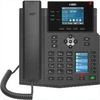 Téléphone IP professionnel X4U Gigabit avec écran couleur double de 2,8 pouces, 12 lignes SIP, 30 touches DSS, PoE, conférence 6 voies, VoIP professionnel