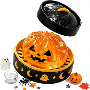 Halloween Glitter Ghost Bao Dumpling Squishies, Spooky Dumpling Stress <strong>Balls</strong>, Adult Fidget Toy, Wholesale, OEM &amp; ODM Available - Product Image 5