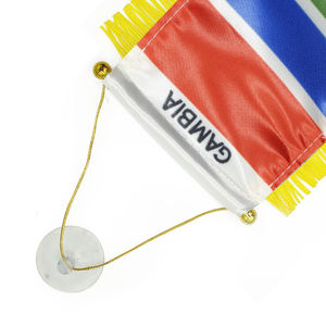 Banderín colgante para espejo retrovisor de coche y decoración del hogar, impresión Digital de logotipo personalizado, Material satinado - Product Image 5