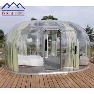 Fabrik Bestseller Luxus wasserdicht transparent Iglu Kuppel Haus