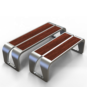 KAVASS 1,5 m Fabricación de fábrica Resto Banco de madera Silla para la escuela Centro comercial Parque Anti-óxido Larga vida útil <span class=keywords><strong>Merbau</strong></span> Street Bancos - Product Image 4