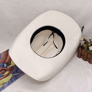 หมวกปานามาลดราคา ป้องกันแสงแดด หมวกคาวบอยสไตล์ตะวันตก หมวกฟาง หมวกสาน สำหรับกิจกรรมกลางแจ้ง ลำลอง ใส่ได้ทั้งชายและหญิง - Product Image 6