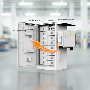 Inversor Solar Híbrido Trifásico de Alto Voltaje Solis de 80KW, 100KW, 125KW, 380V, Kit Solar para Ahorrar en las Facturas de Electricidad Empresarial - Product Image 1