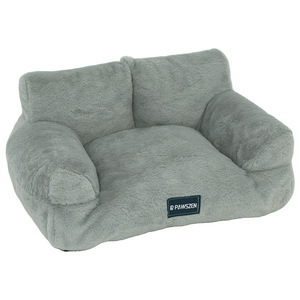 Canapé-lit pour animaux de compagnie en velours chaud pour chiens, chats et lapins, Fournisseur OEM ODM, Villa d'hiver, Grand lit doux et amovible - Product Image 1