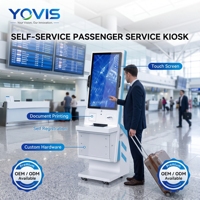 Terminal Commercial SMART YOVIS YA4 en Aluminium pour Impression, Numérisation et Service de Courrier de Documents Médicaux en Libre-Service (OEM/ODM)