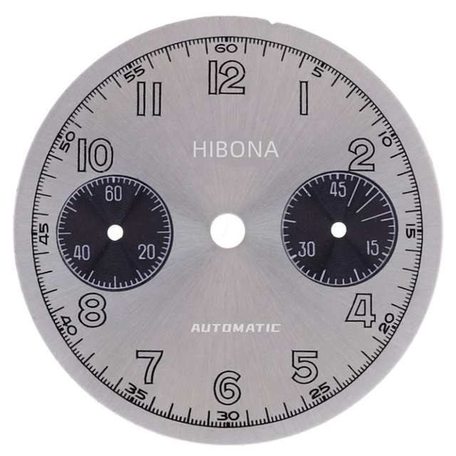 Luxury Custom Your Design 30mm Diameter Watch Dial Seagull Ty2901-st1901 Dial Panda Luminous