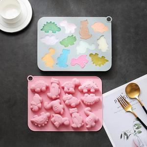 Vente chaude Moules à bonbons en forme de dinosaure personnalisables en usine Vente en gros Moules à bonbons en silicone LFGB antiadhésifs sans BPA DIY - Product Image 2
