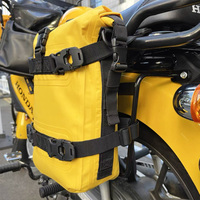 Pour CC110 – Support de dossier modifié en acier inoxydable, porte-bagages arrière pliable, cache-feu arrière, kit de protection des bords