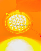 Feu arrière LED rond de 4 pouces pour camion, 24 diodes, étanche IP67, 12V 24V, feu de position latéral, de dégagement, de frein et de recul pour remorque et camping-car