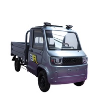 Mini camionnette électrique à 4 roues, petit camion de transport électrique à forte capacité de chargement pour la distribution urbaine et le marché agricole