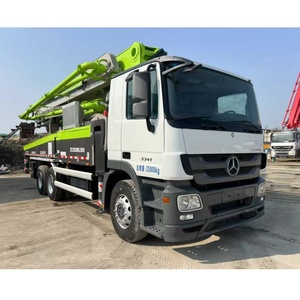 Çimento pompalama için kullanılan 2021 ikinci el <span class=keywords><strong>Zoomlion</strong></span> 47m dizel kamyon üstü Mega beton pompaları - Product Image 2