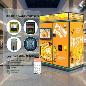 Máquina Expendedora de Papas Fritas de Comida Rápida, Pantalla Táctil de 32 Pulgadas, Monitoreo Remoto, Máquina Expendedora de Papas Fritas en Venta - Product Image 5