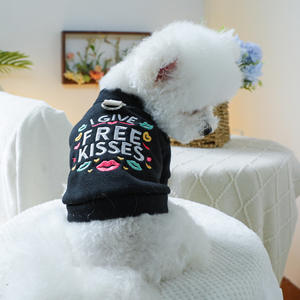 JXANRY Sweat à capuche décontracté en polyester pour animaux de compagnie Automne et hiver Vêtements quotidiens pour chats et chiens Style <span class=keywords><strong>Paris</strong></span> - Product Image 4