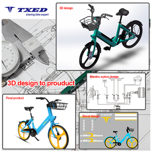 TXED público ebike Sistema de Intercambio de alquiler de <span class=keywords><strong>bicicleta</strong></span> eléctrica 250W mini <span class=keywords><strong>bicicleta</strong></span> eléctrica - Product Image 2