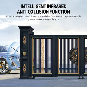 Puerta Plegable de Patio de Lujo, Puerta Corredera Telescópica Eléctrica de Aluminio - Product Image 2