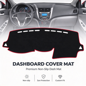 Copertura Cruscotto per Hyundai Accent <span class=keywords><strong>2012</strong></span>-2017, Accessori Auto, Protezione Cruscotto con Superficie Antiscivolo - Product Image 1