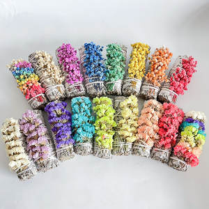 Bundles de <span class=keywords><strong>sauge</strong></span> <span class=keywords><strong>blanche</strong></span> Fleur d'herbes séchées pour le maculage Bâtonnets floraux de <span class=keywords><strong>sauge</strong></span> naturelle Nettoyage spirituel Kit de maculage de <span class=keywords><strong>sauge</strong></span> rose brûlant - Product Image 6