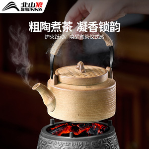 Beishan Wolf <b>Ceramic</b> <b>Kettle</b> With Lid 0.8kg For Tea Brewing China Origin - Product Image 4