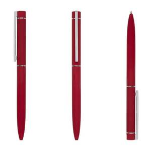 Meilleurs stylos à bille en métal en gros, multicolores, avec revêtement en caoutchouc, stylos à bille avec logo personnalisé imprimé OEM, pour la papeterie - Product Image 4