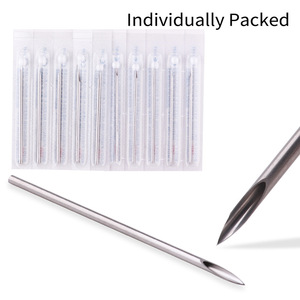 Aiguilles de <span class=keywords><strong>Piercing</strong></span> jetables stérilisées en acier chirurgical 316L, 2G, 14G, 16G, 17G, 6G - 20G - Product Image 4