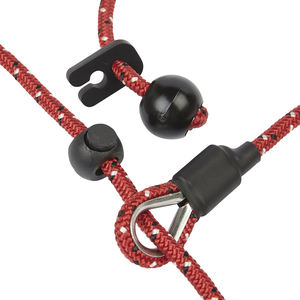 Tali anjing kepang Inggris 33 inci dengan tombol geser tekan Stopper untuk papan piring hak dan latihan kontrol - Product Image 2