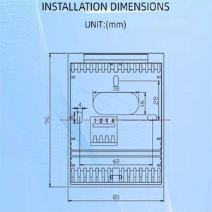 Capteur de température et d'<span class=keywords><strong>humidité</strong></span> de type fendu à montage mural avec affichage pour la surveillance de la température et de l'<span class=keywords><strong>humidité</strong></span> - Product Image 6