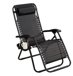 Venta al por mayor al aire libre de acero ajustable ligero plegable portátil para dormir playa <span class=keywords><strong>Zaro</strong></span> gravedad ocio reclinable Silla de bronceado - Product Image 1