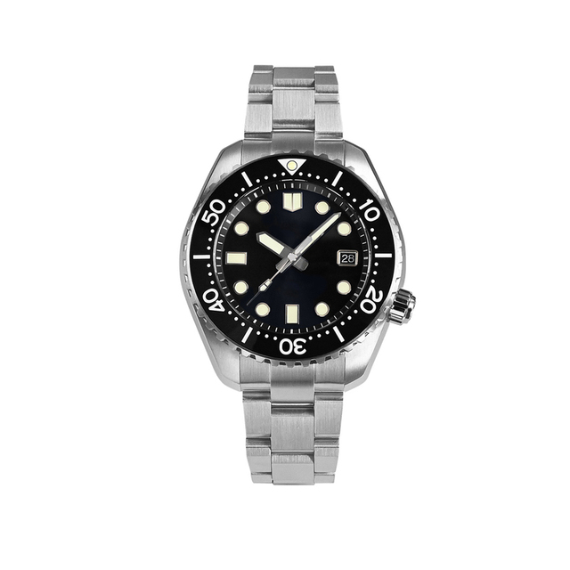 Vintage 44mm Automatic Mechanical Watch for Men 30 ATM Sapphire Waterproof 300M Dive Capability NH35 Gilt Dial New C3 Watches