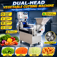 Commerciële roestvrijstalen groente-snijmachine, fruitsnijder, apparatuur voor voedselbereiding