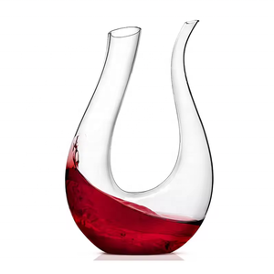 <span class=keywords><strong>Carafe</strong></span> à vin rouge <span class=keywords><strong>en</strong></span> verre <span class=keywords><strong>cristal</strong></span> Offre Spéciale de haute qualité <span class=keywords><strong>Carafe</strong></span> à vin <span class=keywords><strong>en</strong></span> forme de U soufflée à la main Eco unique pour un bar à la maison - Product Image 1