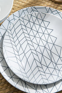 Suministro de fábrica, juego de vajilla lateral de porcelana de cerámica blanca Spidy - Product Image 6