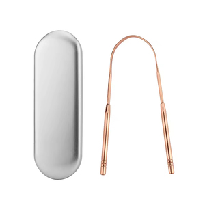 Thép không gỉ chăm sóc cá nhân lưỡi sạch lưỡi vệ sinh sản phẩm đồng kim loại lưỡi <span class=keywords><strong>scraper</strong></span> - Product Image 1