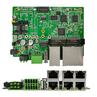 Routeur industriel PCBA YZW800WS MQTT OpenWrt 5 ports Ethernet RJ45 4G LTE Edge Computing Embedded Linux IoT Gateway OEM