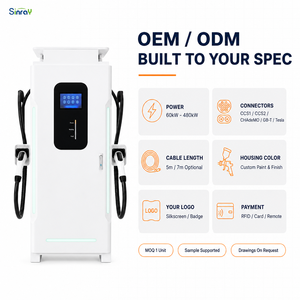 Sistema de Carga de Alta Potencia de 240KW con Dos Conectores, Tira LED de Ambiente, Sistema de Carga Rápida para Vehículos GBT CCS2 - Product Image 3