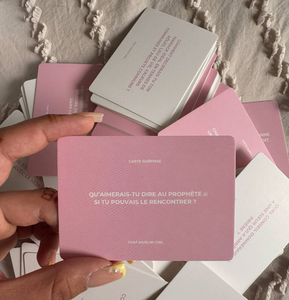 Aangepaste kaarten in verschillende talen, interessante spelkaarten, aanmoedigende kaartspellen, positieve kaarten - Product Image 1