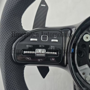 Nuevo Producto: Volante de Fibra de Carbono y Cuero Perforado para Mercedes Benz W177 W213 W204 W205 W211 C257 AMG - Product Image 4