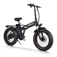 Vélo Pliant Tout-Terrain en Alliage d'Aluminium FTC200 20 Pouces avec Batterie au Lithium 48V 10.5Ah, Moteur Brushless 350W à Roue Arrière et Freins à Disque, 7 Vitesses