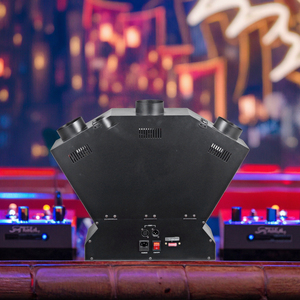 SITERUI SFX 180W Machine à <span class=keywords><strong>flamme</strong></span> à trois têtes Éclairage audio vidéo professionnel Effet de scène Contrôle DMX pour les performances de spectacle d'incendie - Product Image 2