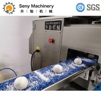 Petite chaîne de production de machine encroûtante crème glacée automatique Mochi formant la machine