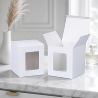 Boîte cadeau pliable écologique avec logo personnalisé, fenêtre de présentation, fermeture magnétique, emballage en carton recyclable, boîte à chaussures