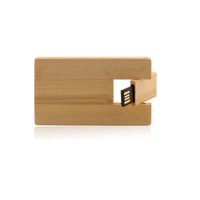 Clé USB personnalisée 64GB 32GB 16GB 8GB 4GB 128MB Carte de crédit en bois Clé USB Disque U Memory Stick Carte de visite en bois Flash Drive