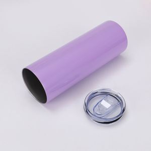 Gobelet isotherme élégant et minimaliste de 20 oz, à parois doubles, en acier inoxydable 304, à parois droites, portable, pour garder au froid de 6 à 12 heures - Product Image 4