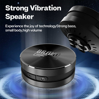 Enceinte Bluetooth portable 5.1 avec microphone intégré, batterie 500 mAh, 15 heures d'autonomie, boîtier métallique, son stéréo surround 360°