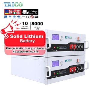 Batterie solaire/éolienne Taico en promotion, 48V 100Ah/200Ah/300Ah, 51.2V 105Ah, batterie divisée avec communication CAN, garantie 10 ans - Product Image 1