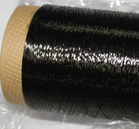 Fil de roving en fibre de carbone haute résistance 3k/6k/12k pour applications industrielles et aérospatiales
