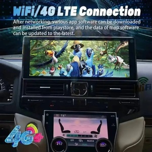 Multimedia Radio for Land Cruiser LC200 2007-2022 16.2Inch Android 14 LCD AC Panel QLED Screen Fast Charge Dashboard Mount - Product Image 2
