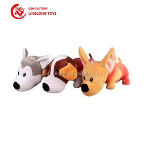 Fábrica personalizada lindo <span class=keywords><strong>PaPa</strong></span> cachorro peluche vestido suave orejas grandes animales propensos muñecas evento creativo recuerdos - Product Image 4